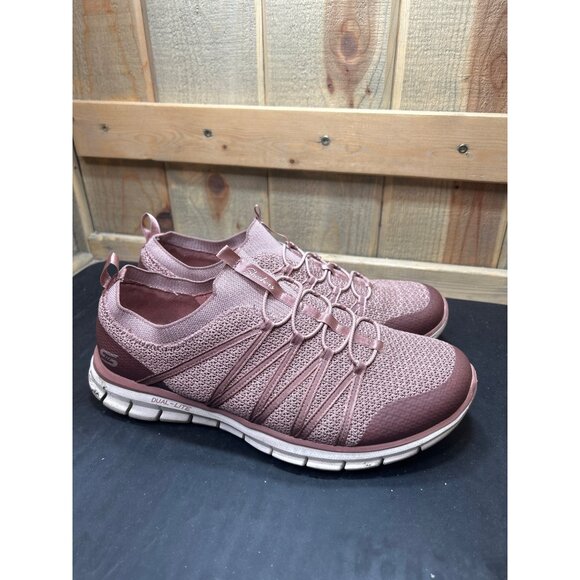 Skechers Womens Wide Fit Memory Foam Rose Sneakers 9.5 W - Picture 1 of 9